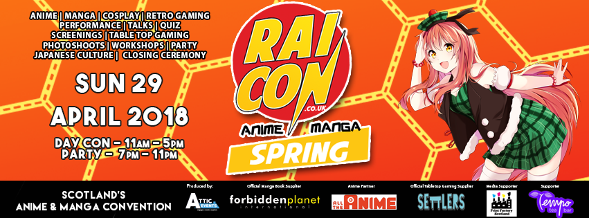 Rai Con | Anime & Manga Convention | Glasgow Royal Concert Hall